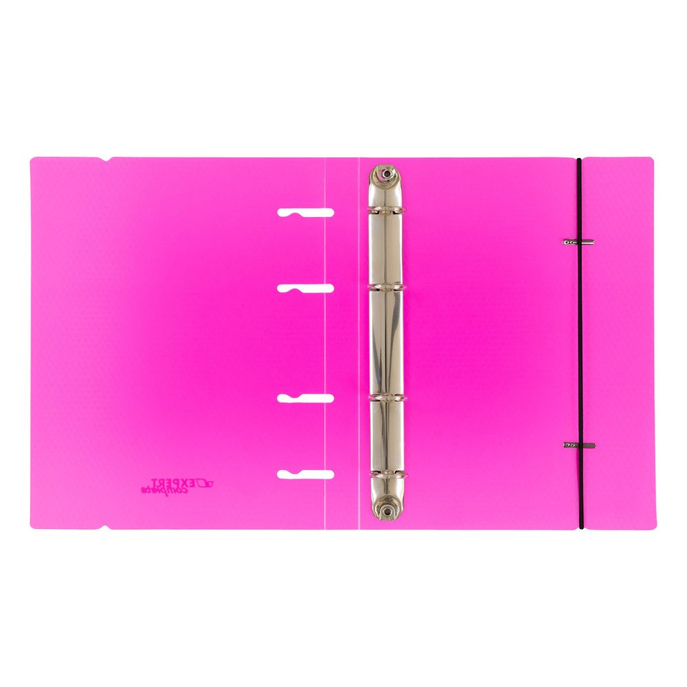 Папка-обложка для сменного тетрадного блока на 4 кольцах A5+ 700 мкм 20 мм, 1 шт, ⌀- 20 мм, розовый EC21140013, Expert Complete EC21140013