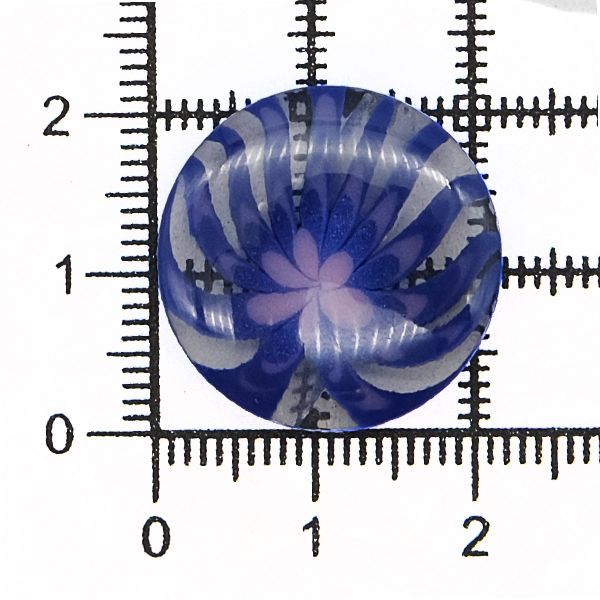 Пуговицы на ножке 34L (C220 васильковый), 72 шт