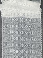 Кружево бельевое эластичное 220 мм / 2.7 м, 1909, цв.004 белый, Kruzhevo