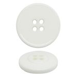 Пуговицы 4 прокола 24L=15 мм, (wht-02 (белый)) CB, 72 шт