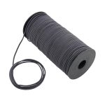 Резинка шляпная (шнур эластичный) ⌀2.5 мм / 100 метров, С301-т.серый