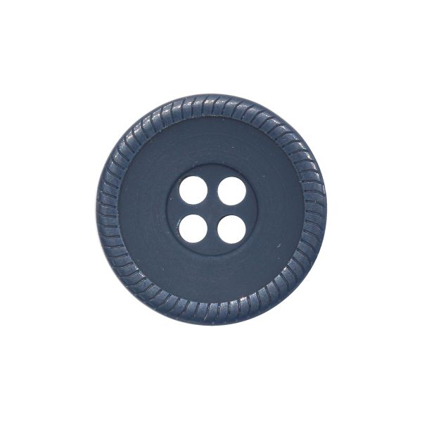 Пуговица 4 прокола 28L=18 мм, пластик, С919 синий, 0313-1097В, 144 шт
