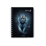 Записная книжка с твердым переплетом, матовая ламинация, на гребне A6 80 л. 4 шт клетка, Сила и смелость 01581, ЗК223 Светоч