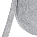 Тесьма (лента) киперная (100 х/б) 15 мм / 45.72 метра, 18 серый меланж, 6190-2024