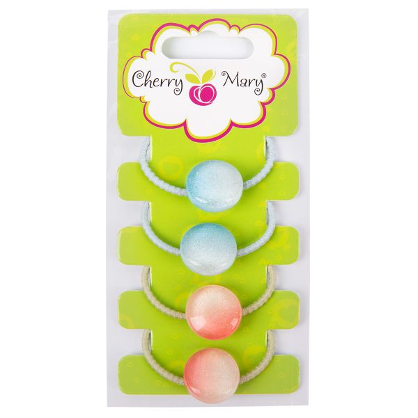Набор резинок для волос, 20 шт, №01 ассорти, Cherry Mary R6203