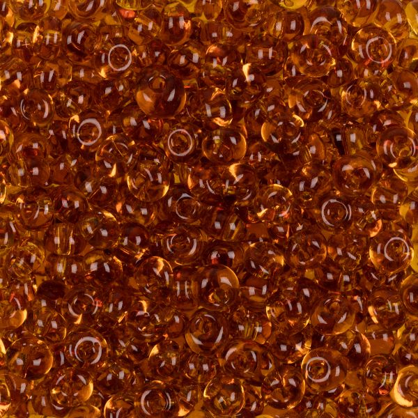 Бисер Preciosa Drops 5/0, 4.5 мм, 50 г, 10090 коричневый, 311-11001