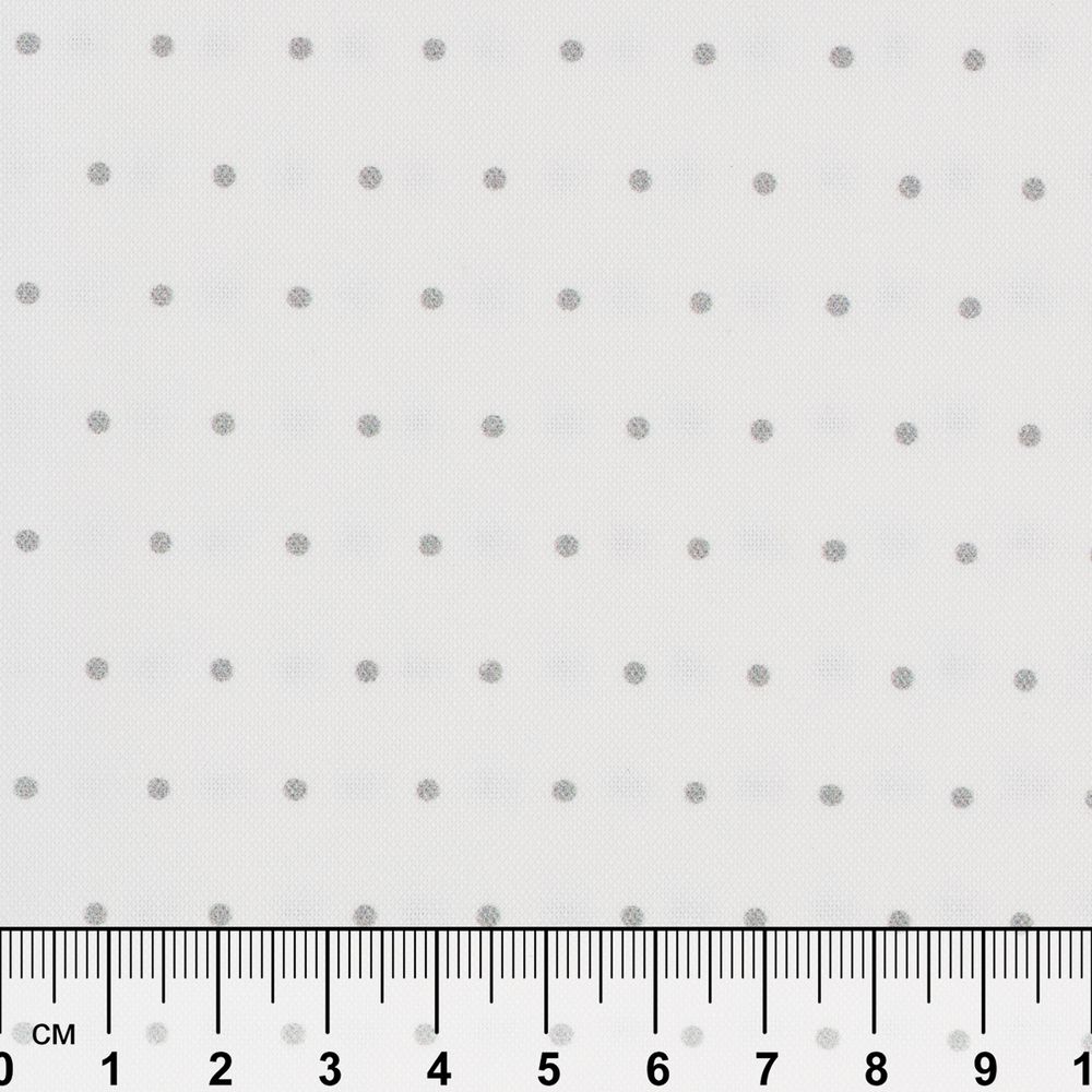 Ткань для пэчворка Peppy Бабушкин сундучок, отрез 50х55 см, 140 г/м², БС-53 горох белый, Peppy