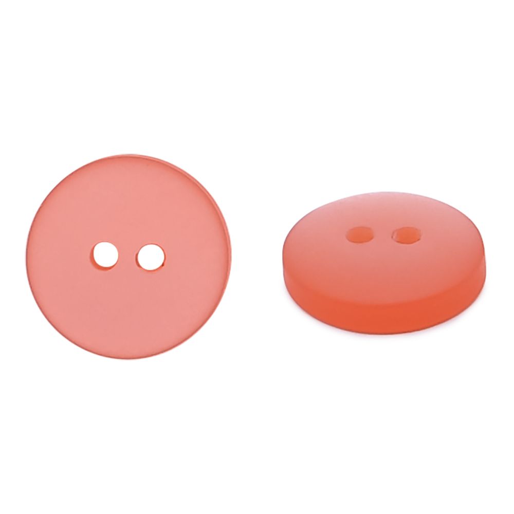 Пуговицы на 2 прокола 18L (11мм), пластик (col.64 персиковый), CR-K18M, 144 шт