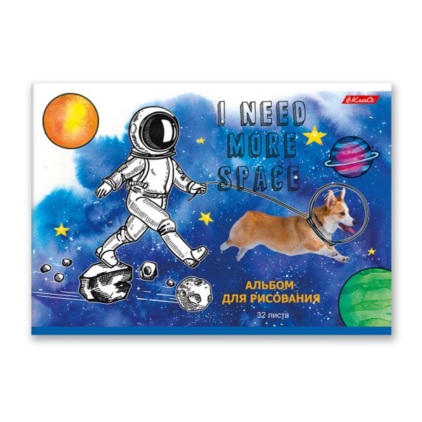 Альбом для рисования, выборочный лак, 100 г/м², A4 29х20.5 см, 32 л. на скобе, 5 шт, 000214 Всё вокруг меня, Светоч 32АЛСК4_4_3_9