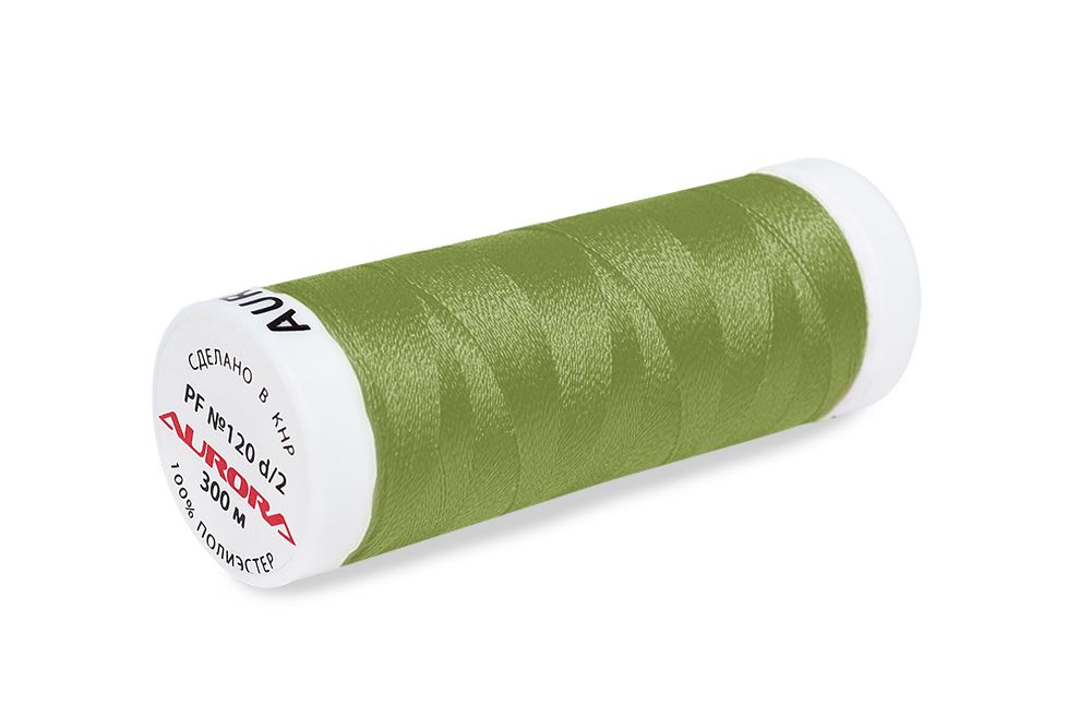 Нитки для креативных работ Aurora №120, 300 м, цв. PF236, 5 катушек