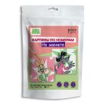 Картина по номерам Фрея, Союзмультфильм. Ну, погоди! Заяц и Волк, на магните, 9х9 см