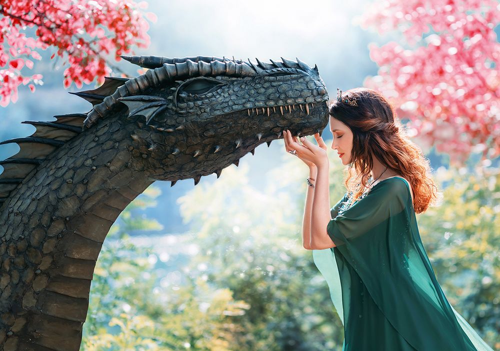 Пазл 1000 элементов, Королева драконов, PZL-1000/51, Фрея