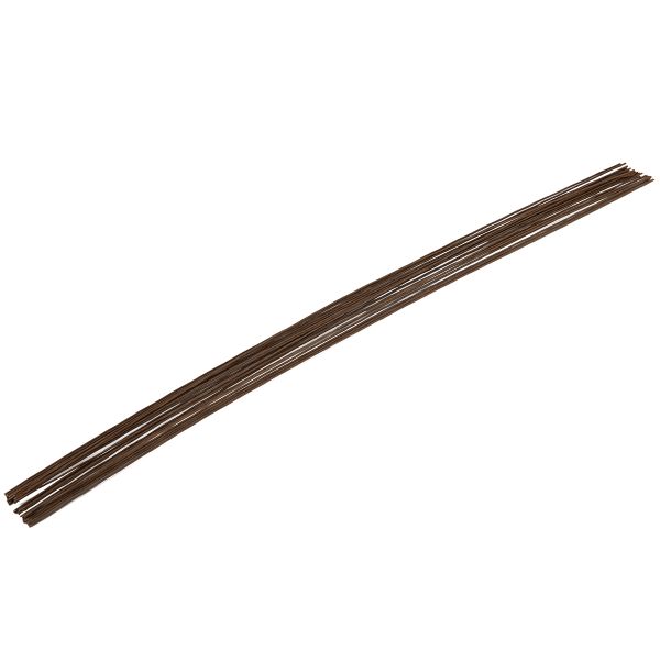 Проволока флористическая в оплетке ⌀0.95 мм, 100 шт (5х20 шт), 40 см, 03 коричневый, Blumentag FIW-0.95