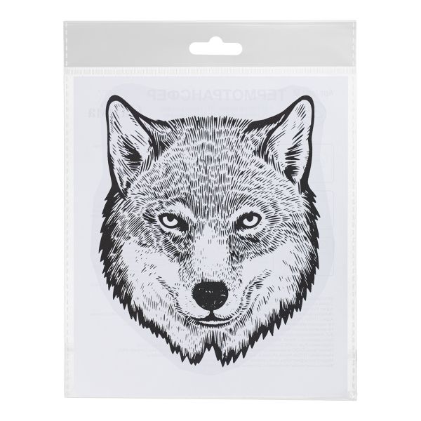 Термотрансфер, 1 шт, М-321 волк 18х14.6 см, Gamma M №03