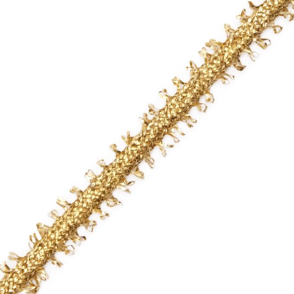 Тесьма отделочная металлизир. 4 мм / 30 метров, золото, С1433г7