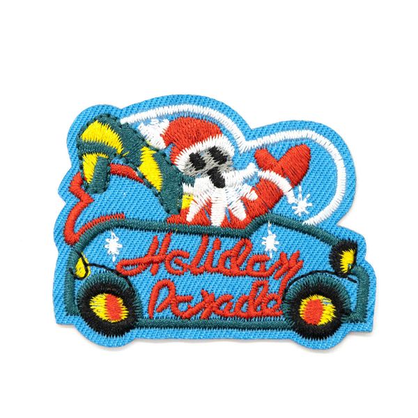 Термоаппликация Дед Мороз на машине, 6х4,6см, Hobby&Pro