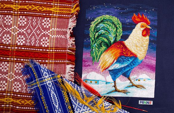 Набор для вышивания нитками Panna, Рождественская сказка, 22х28,5 см