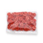 Пуговицы 2 прокола 18L, 11 мм, (Orange2 (оранжевый2)), NE74, 144 шт