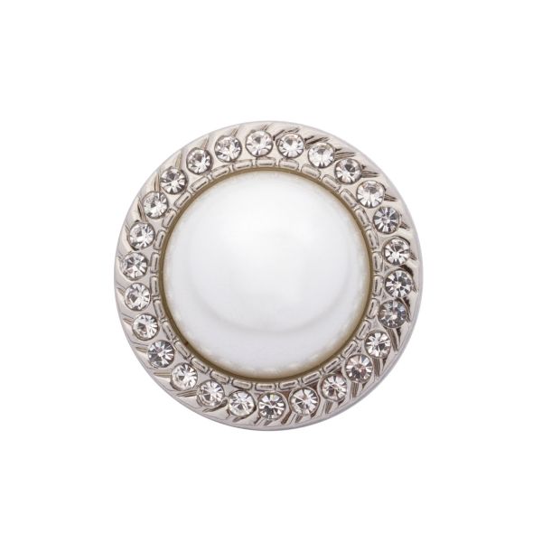 Пуговицы на ножке 28L=18 мм, металл, Silver (серебристый), 10 шт, MP15