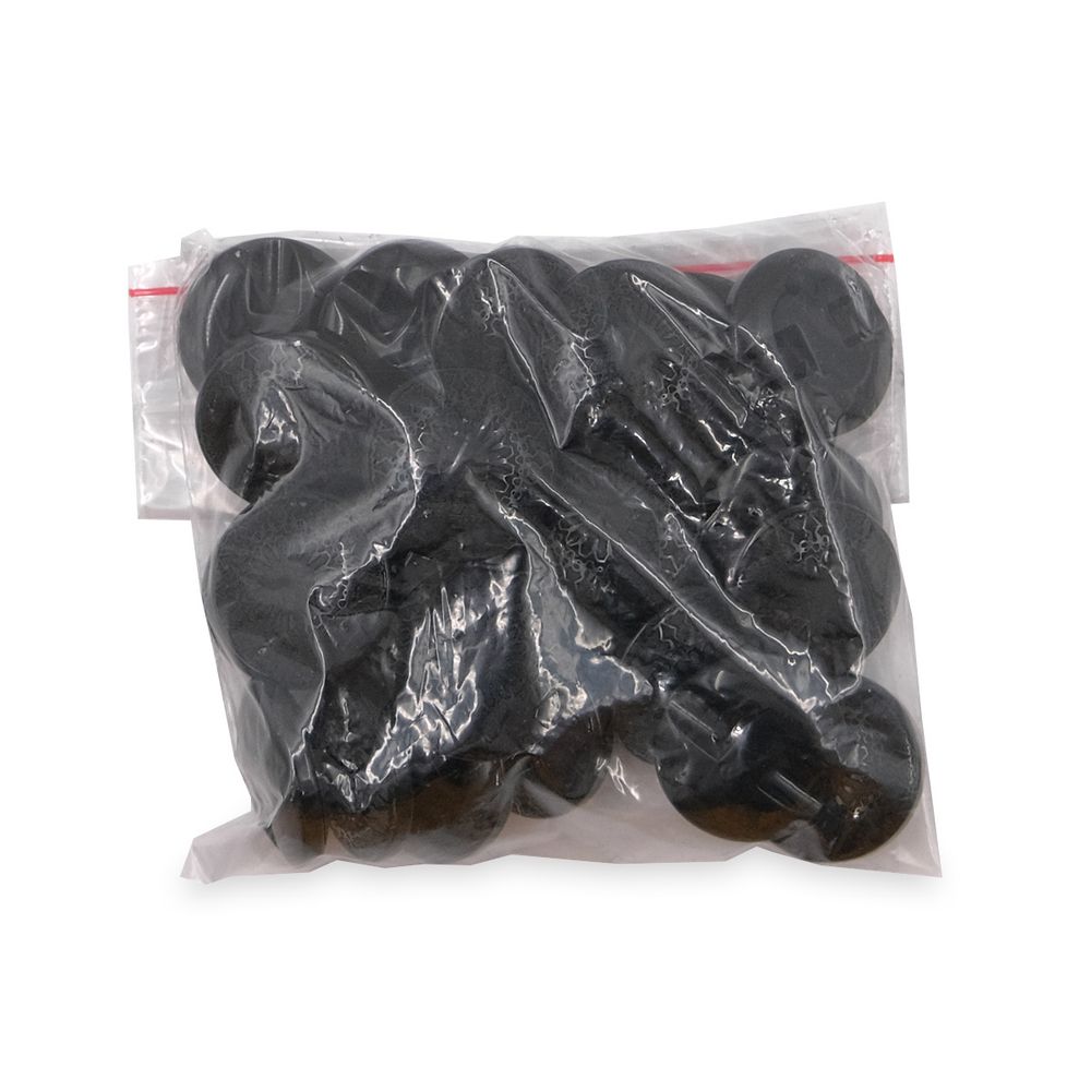 Пуговицы на ножке 32L (20мм) (Black (черный)), 24 шт, 615007-1