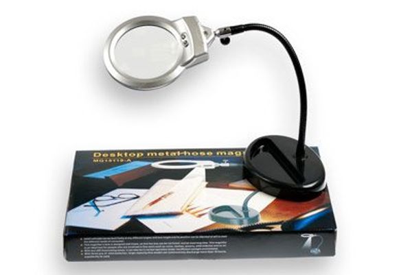 Лупа настольная с подсветкой арт.MG 15119-A