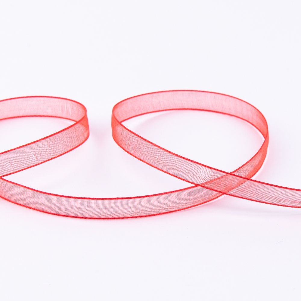 Лента капроновая (органза) _6.0 мм / 45.7 метров, 039 апельсин, Blitz OR-6