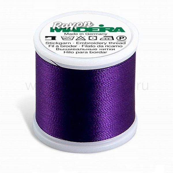 Нитки вышивальные Madeira Rayon №40, 200 м, цв. 1122, 9840, 5 катушек