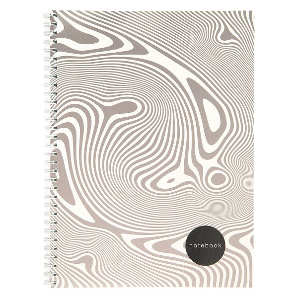 Тетрадь Энергия A4 80 л. на гребне 60 г/м², 4 шт, клетка, SVT 800221 02 серый, Светоч