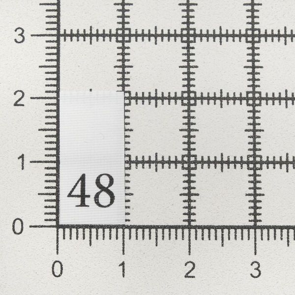 Этикетка-размерник, белый, 10х20 мм, 100 шт, 48