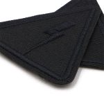 Термоаппликация Треугольник, джинс, 55х55 мм, LA410, 4 шт