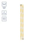 Спицы прямые большие пластик ⌀10.0 мм, 27 см, желтый, Gamma KN-2A