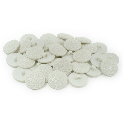 Пуговицы на ножке 22 мм (102 молочный), 36 шт