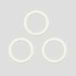 Кольца для бюстгальтера металл ⌀10.0 мм, 004 приглушенный белый, Arta, 50 шт