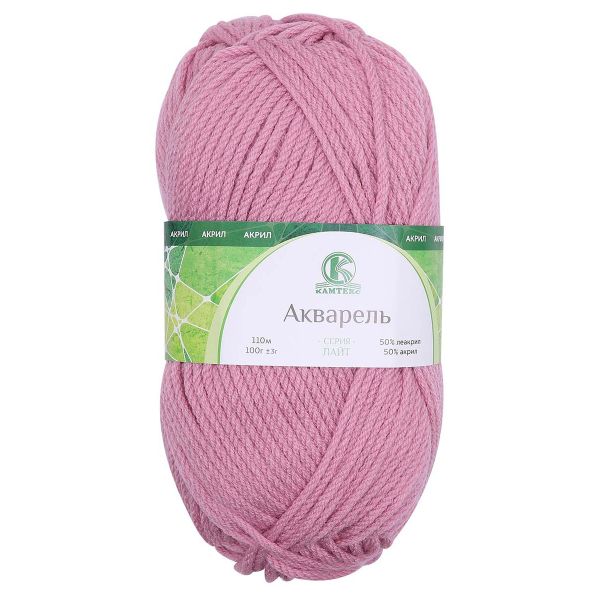 Пряжа Камтекс Акварель / уп.5 мот. по 100 г, 110 м, 194 розовый цикламен