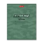 Тетрадь ученическая школьная, выборочный лак, A5+ 12 л. на скобе, 25 шт, клетка, 000354 Экстрим, Светоч 12ТСКд5_4_3_1