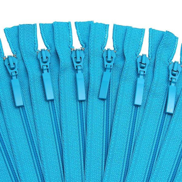 Молния спираль (витая) Arta Т5 (5 мм) 1 зам., н/раз., 18 см, цв. 549 бирюза, уп.10 шт