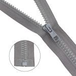 Молния трактор Arta Т6 (6 мм) 1 зам., разъем., 65 см, цв. 074 серый, уп.5 шт