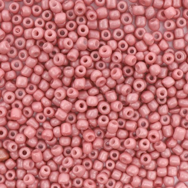 Бисер Astra&Craft 11/0 (2.1 мм), 200 г (10х20 г), цв. 923 розовый/непрозрачный, матовый