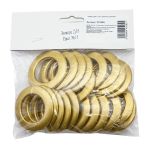 Люверсы шторные ⌀35 мм, мат. золото, 11, Belladonna, 10 шт