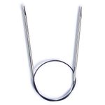 Спицы круговые ⌀5.0 мм, 60 см, 1 шт, серебристые, Prym 212162