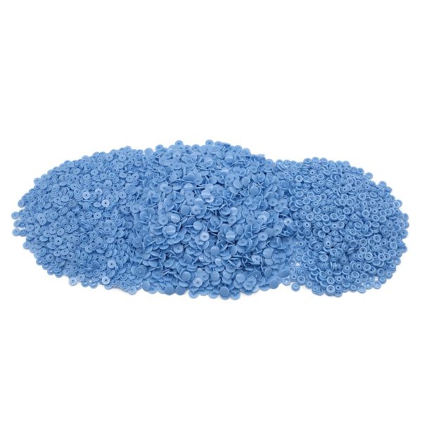 Кнопка рубашечная ⌀12,5/10мм пластик (≈1000 шт) New Star (168 голубой)