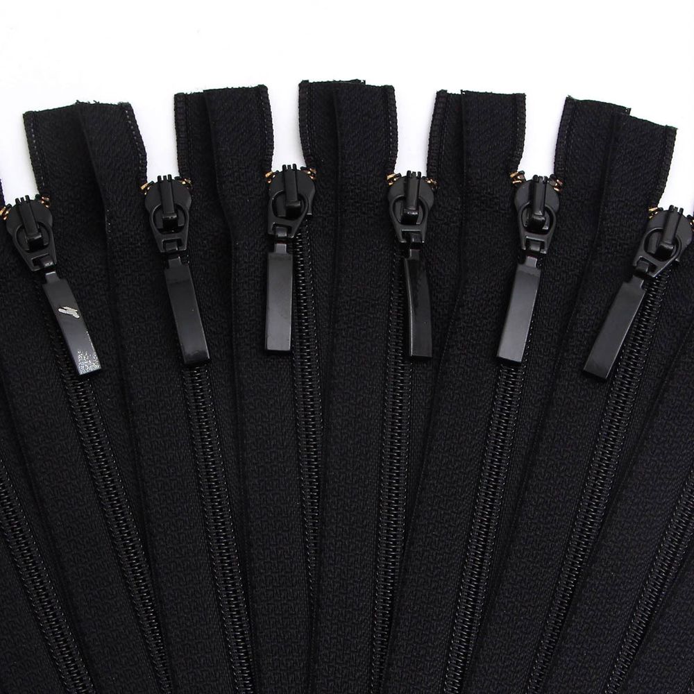 Молния спираль (витая) Arta Т5 (5 мм) 1 зам., н/раз., 18 см, цв. 580 черный, уп.10 шт