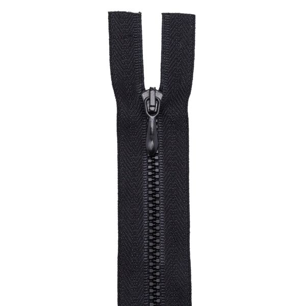 Молния трактор Arta Т5 (4.5 мм) 1 зам., разъем., 65 см, цв. 077 черный, уп.5 шт