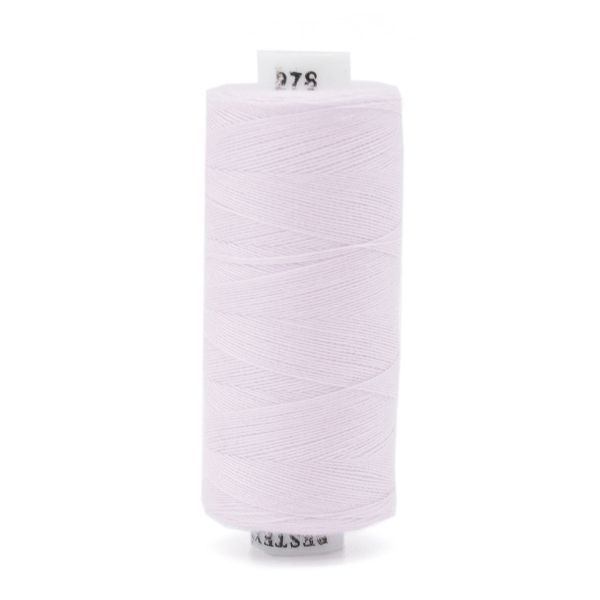 Нитки швейные бытовые Bestex 40/2, 365 м (400 ярд) / 10 кат., 278 бело-сиреневый