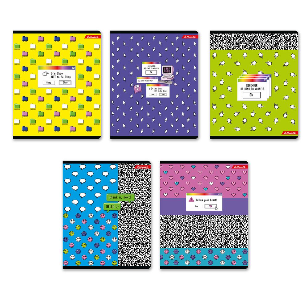 Тетрадь ученическая общая, твин лак, A5+ 48 л. на скобе, белизна 100%, 10 шт, клетка, 000331 На экране, Светоч 48ТСК5_8_3_1