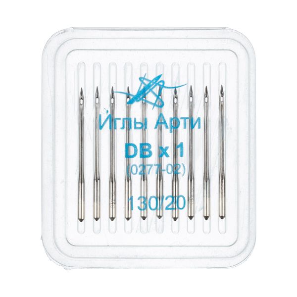 Иглы для промышленных швейных машин Арти 0277-02 (№90-200), 10 шт, №130