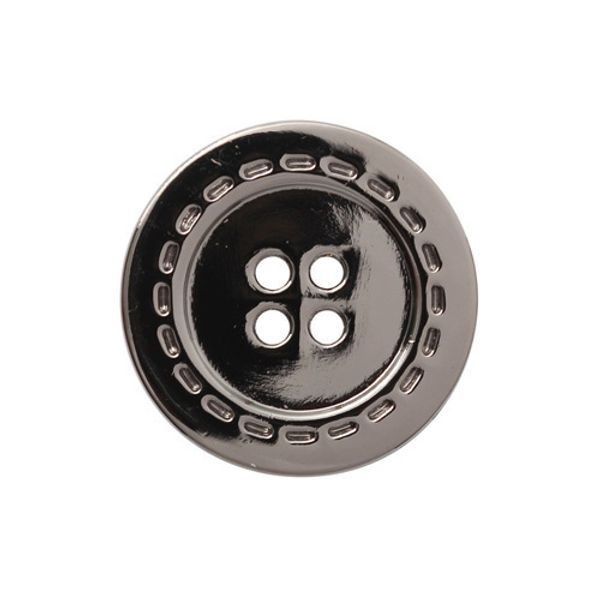 Пуговицы 4 прокола 4 прокола д-23мм черный никель, 24 шт