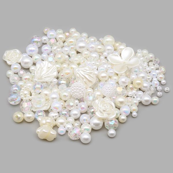 Набор бусин для рукоделия, творчества, микс, Astra&Craft (перламутровый)