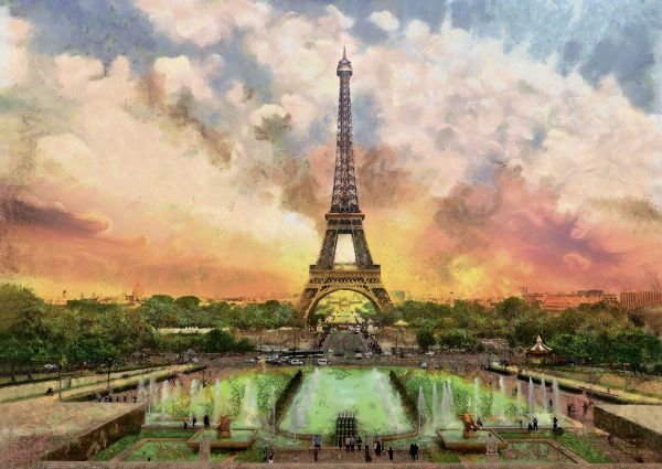 Пазл 2000 элементов, Вечер во Франции, PZL-2000/19, Фрея