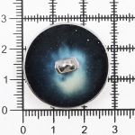 Пуговицы на ножке 44L (⌀7мм) (Silver (серебристый)), 24 шт